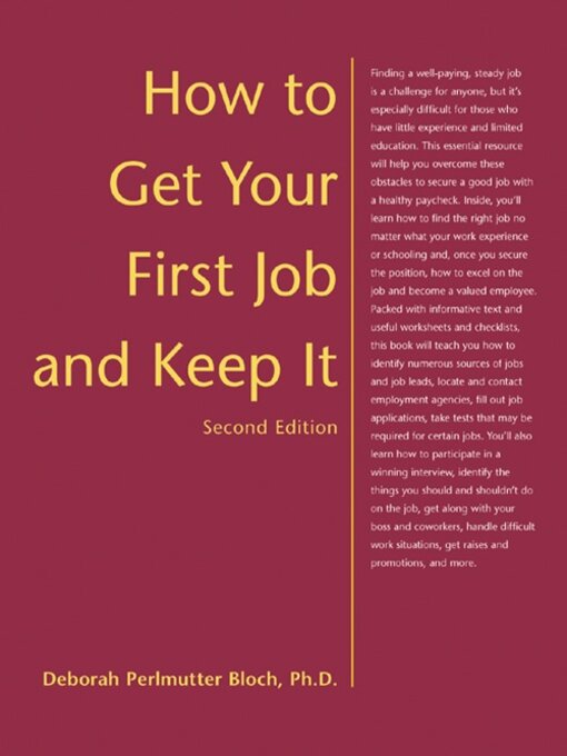 Cover image for How to Get Your First Job and Keep It
